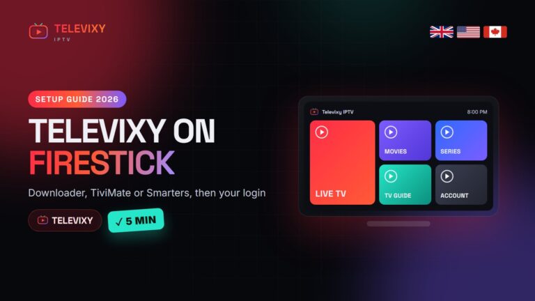 Televixy IPTV Firestick setup guide 2026